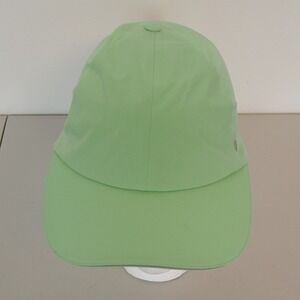 lululemon fast & free running hat in scream green osfm cap adjustable strapback